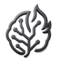 Oracle Division Mark — Human Authority and Ethical Stewardship Minimal flame-like emblem representing human authority, ethical judgment, and stewardship at the core of the CortexForge Oracle governance framework.